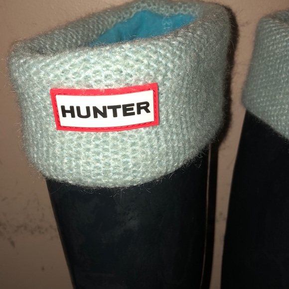 NAVY BLUE HUNTER BOOTS - Picture 2 of 3